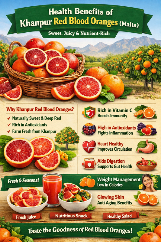 Health Benefits of Red Blood Oranges (Malta)