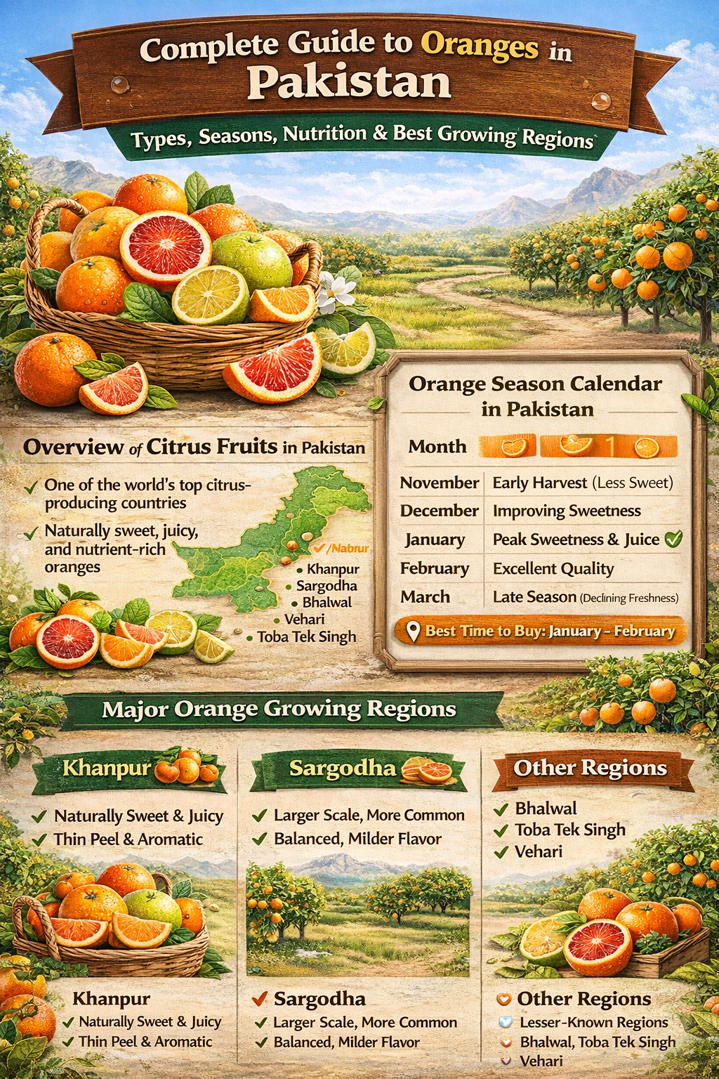 Complete Guide to Oranges in Pakistan
