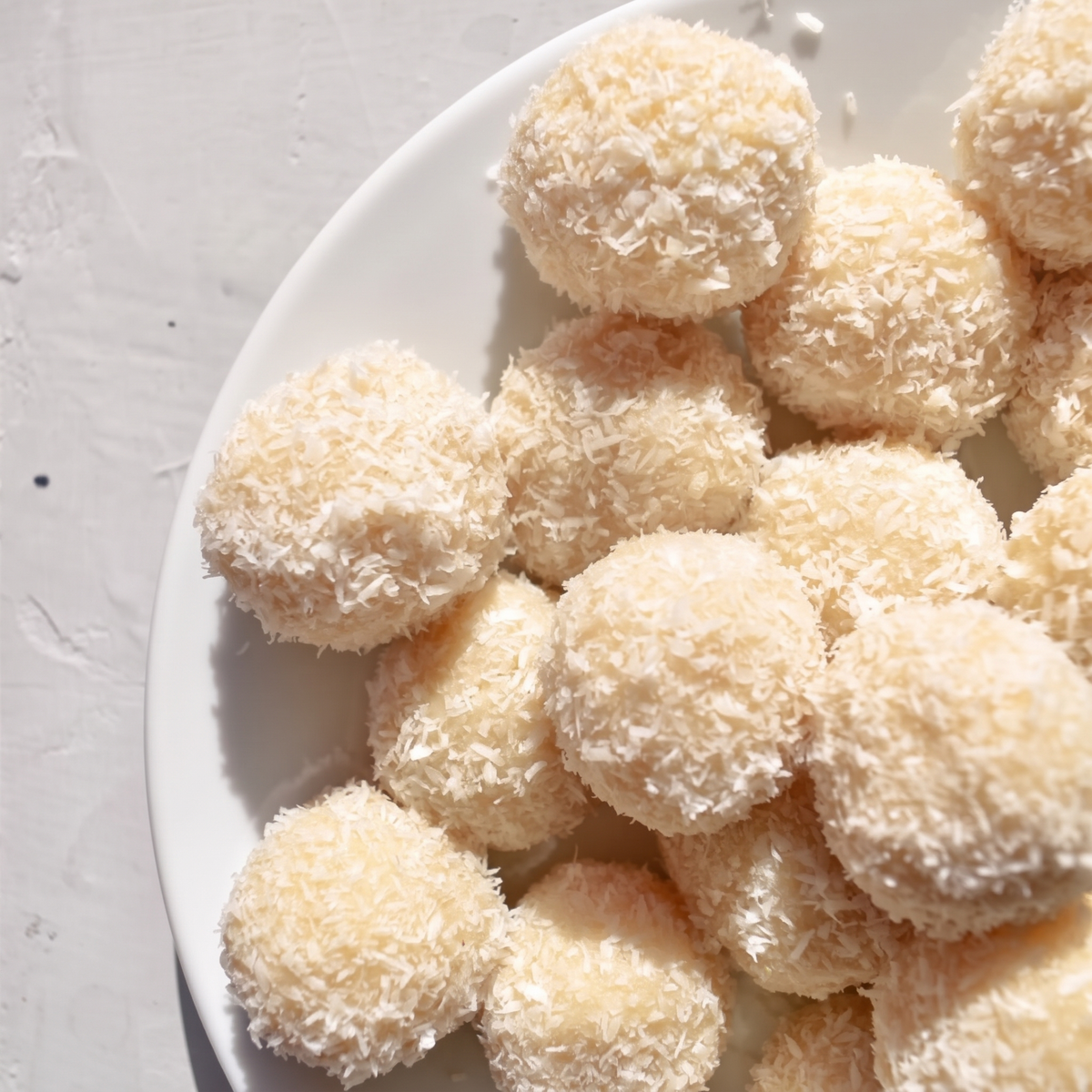 Coconut Cloud on a plate