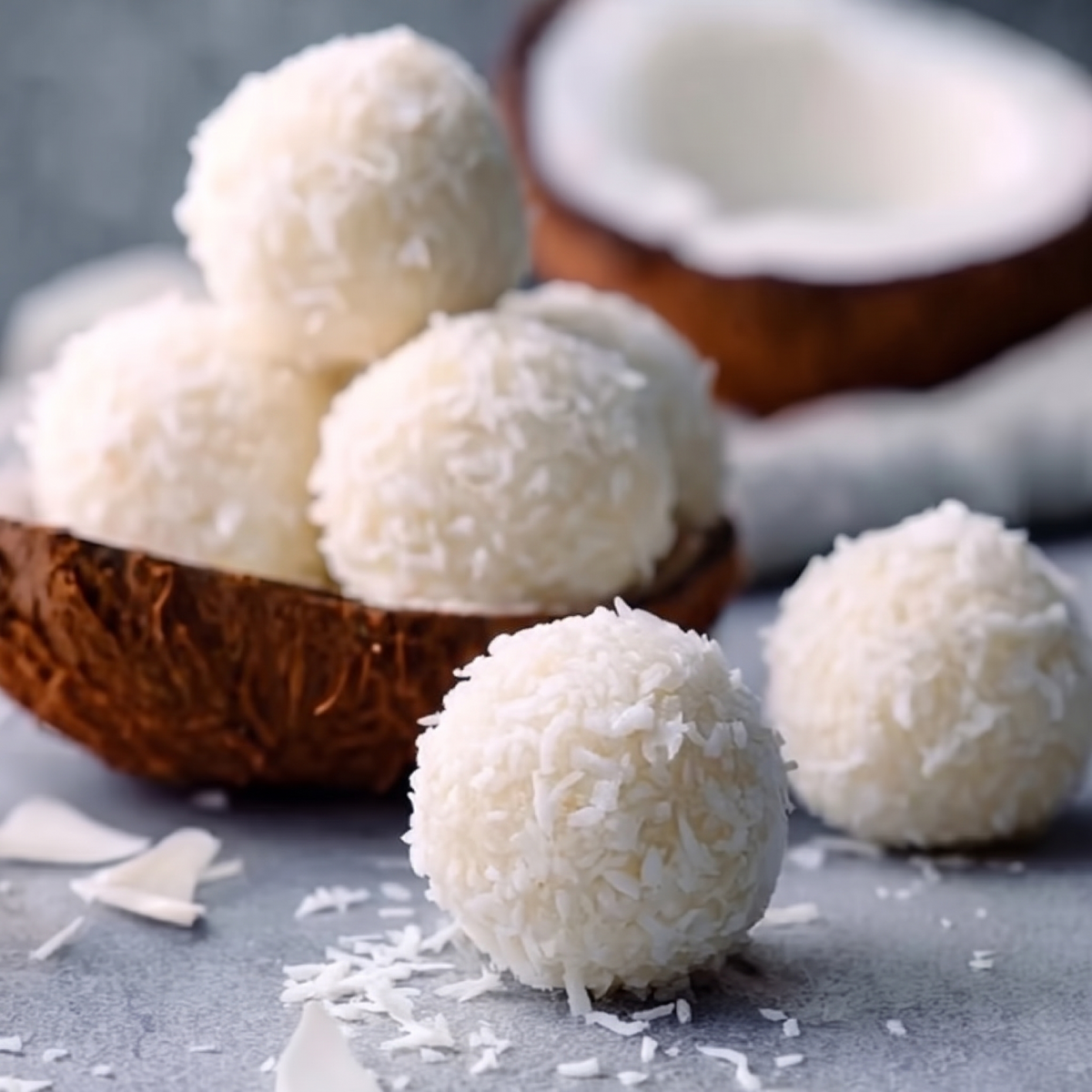 Coconut Cloud with fresh coconut